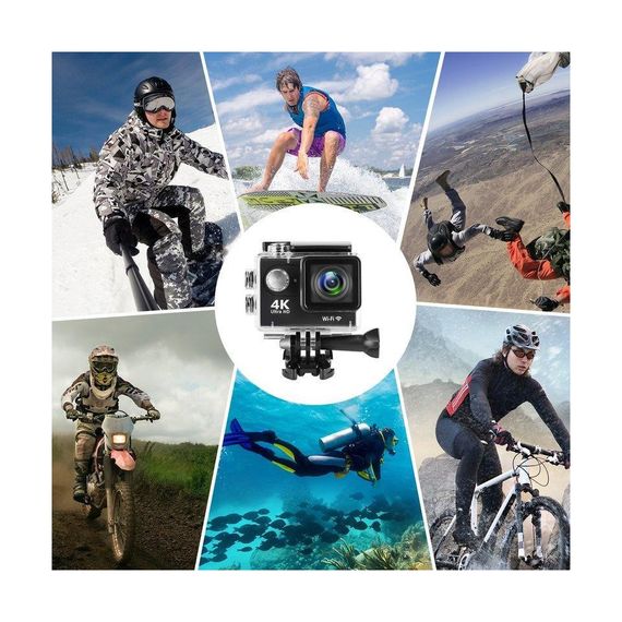 كاميرا الحركة واي فاي KS504 4K الترا اتش دي 170 درجة 32 جيجا بايت - صورة 3