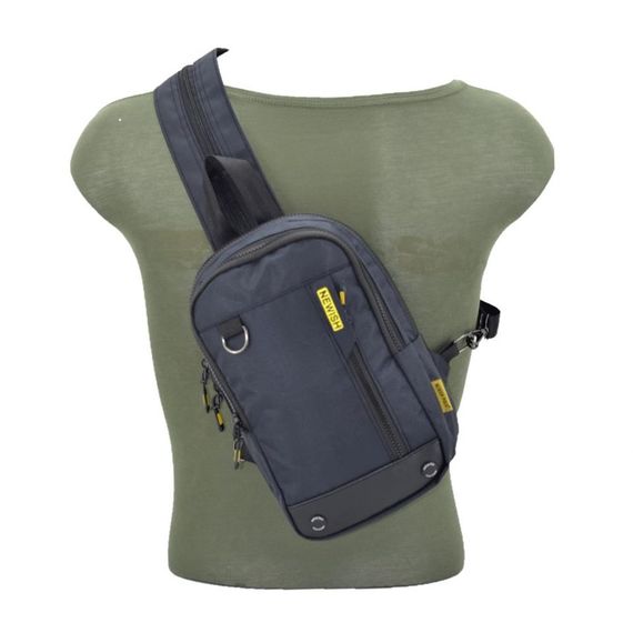 Newish Polo Imperteks Su Geçirmez Bodybag Sırt Çantası Siyah - fotoğraf 5