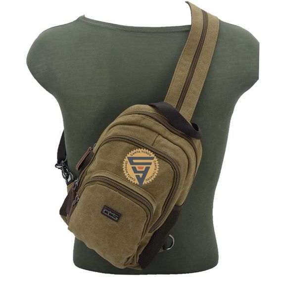 Ççs 51376 Bodybag Sırt ve Göğüs Çantası Kahve - fotoğraf 4