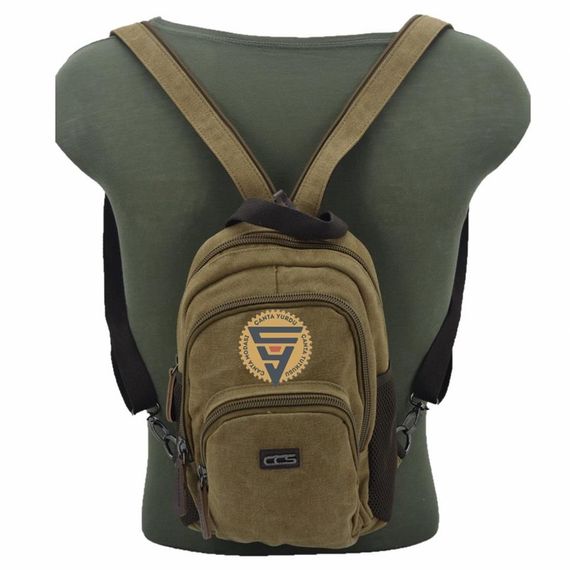 Ççs 51376 Bodybag Sırt ve Göğüs Çantası Kahve - fotoğraf 3