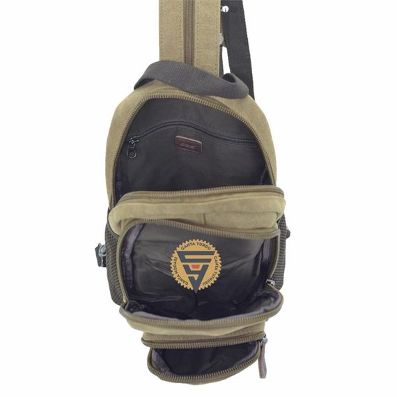 Ççs 51376 Bodybag Sırt ve Göğüs Çantası Kahve - fotoğraf 5