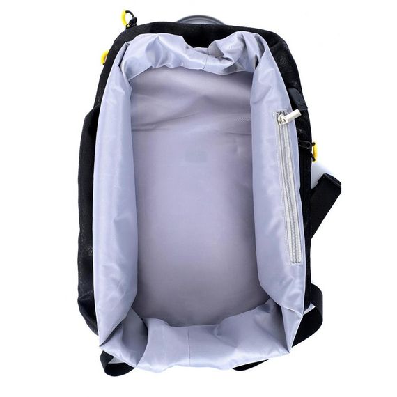 Спортивна сумка на плече та спинці Ççs 51283, розміри 29 x 45 x 18 см, чорна, з USB-входом, зручні у використанні, 1 основна та бокові кишені - фото 5