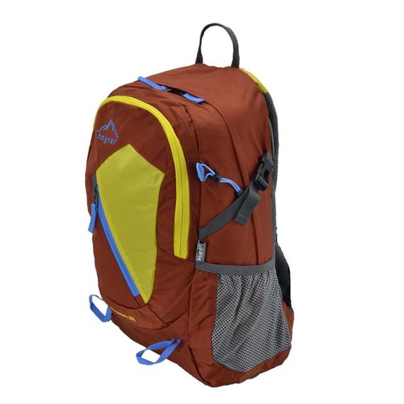 Мужской рюкзак Hayrer, 35 л, водоотталкивающий, красный, для треккинга и поездок, с ортопедической спинкой и карманами для ноутбука и аксессуаров - фото 2