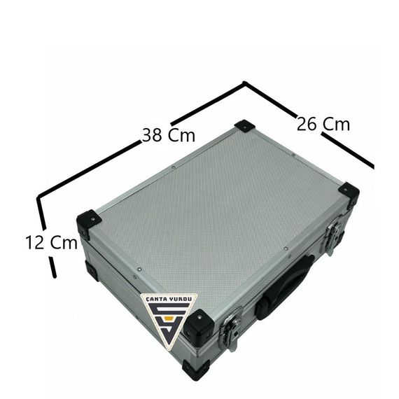 حقيبة أدوات ألومنيوم Tkm113 مقاس 38X26 - صورة 2
