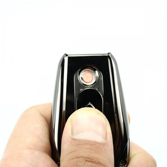 Usb Şarjlı Audi Anahtarı Görünümlü Fenerli Çakmak Siyah - fotoğraf 4