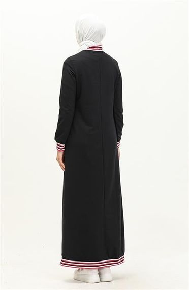 Свитшотное платье с воротником, тёмно-синее, размеры 38-46 - фото 5