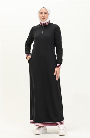 Свитшотное платье с воротником, тёмно-синее, размеры 38-46 - фото 2