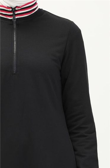 Свитшотное платье с воротником, тёмно-синее, размеры 38-46 - фото 4