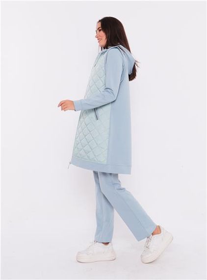 Мінімальний капітонований спортивний трійник - 70060.112 - Льодовий блакитний, різні розміри 38-46 - фото 4