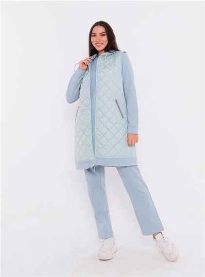 Мінімальний капітонований спортивний трійник - 70060.112 - Льодовий блакитний, різні розміри 38-46 - фото 3