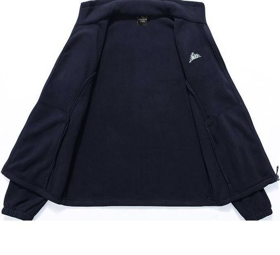 Флисовая куртка унисекс GENIUS с полной молнией, уличная флисовая куртка, тактическая флисовая куртка - фото 2
