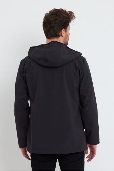 سترة رجالية من بولار سوتشيل مقاومة للماء مع ثلاث جيوب للأنشطة الخارجية - صورة 5