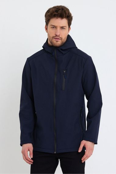 Store Erkek Polar Softshell Mont Su Geçirmez 3 Cepli Outdoor Spor Ceket - fotoğraf 1