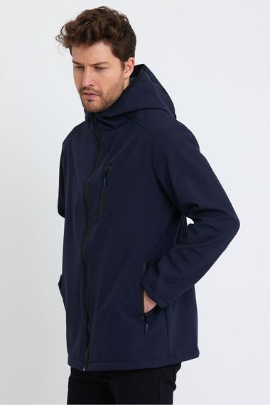 Store Erkek Polar Softshell Mont Su Geçirmez 3 Cepli Outdoor Spor Ceket - fotoğraf 2