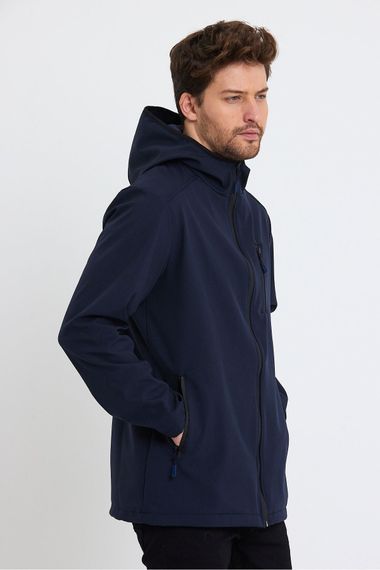 Store Erkek Polar Softshell Mont Su Geçirmez 3 Cepli Outdoor Spor Ceket - fotoğraf 3