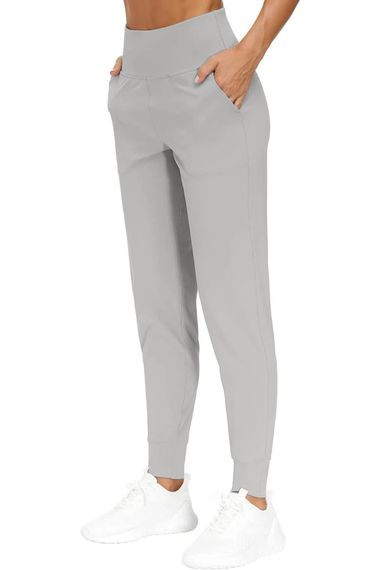 Kadın Yüksek Bel Yoga Koşu Egzersiz Joggers Hafif Eşofman Altı JOGER-EŞOFMAN - fotoğraf 1