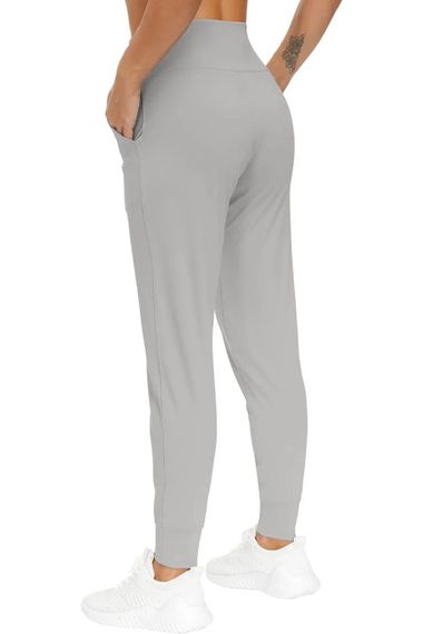 Kadın Yüksek Bel Yoga Koşu Egzersiz Joggers Hafif Eşofman Altı JOGER-EŞOFMAN - fotoğraf 4