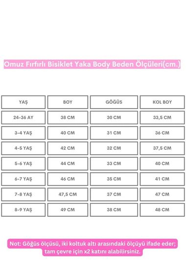 Kız Çocuk Sarı Omuz Fırfırlı Bisiklet Yaka Body Sweatshirt - fotoğraf 3