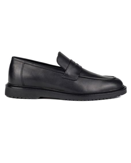 Barok-Pt Siyah Hakiki Deri Günlük Klasik Erkek Ayakkabı - fotoğraf 1