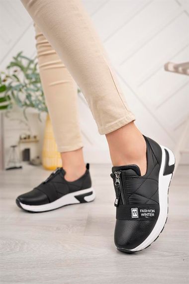 Aymood Women's Casual Shoes with Stripe Elastic Detail - photo 1