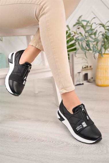 Aymood Women's Casual Shoes with Stripe Elastic Detail - photo 4