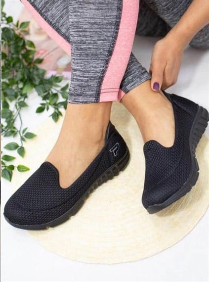 Black Black Women's Sports Ballerina Walking Shoes - photo 2