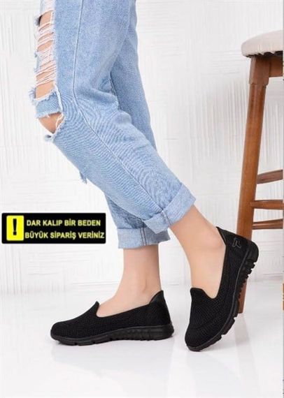 Black Black Women's Sports Ballerina Walking Shoes - photo 1