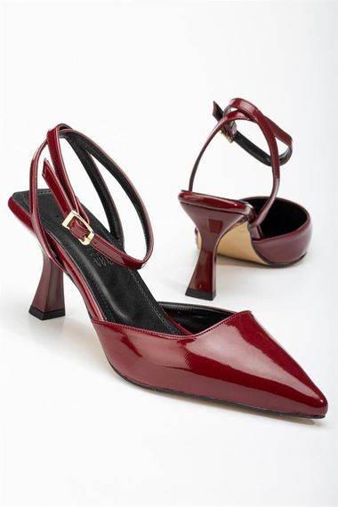 Бордовые женские туфли на среднем каблуке 7 см, идеально подходят для повседневной носки, полностью ручная работа, отечественное производство - фото 5