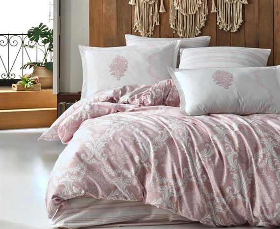 Ranforce Nevresim Takımı Çift Kişilik Fiorita V1 Pembe