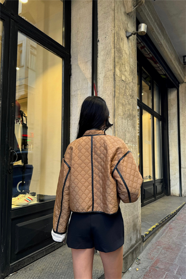 ELYAFLI CROP MONT LANDO KUMAŞ - Kahverengi - photo 4