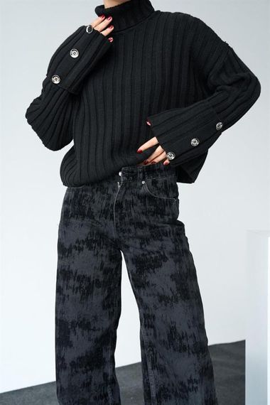 Double Kollu Kazak - Siyah - фото 5