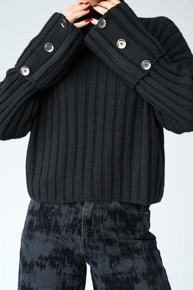 Double Kollu Kazak - Siyah - фото 1