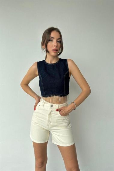 Mavi Altı Zincirli Bluz - фото 2