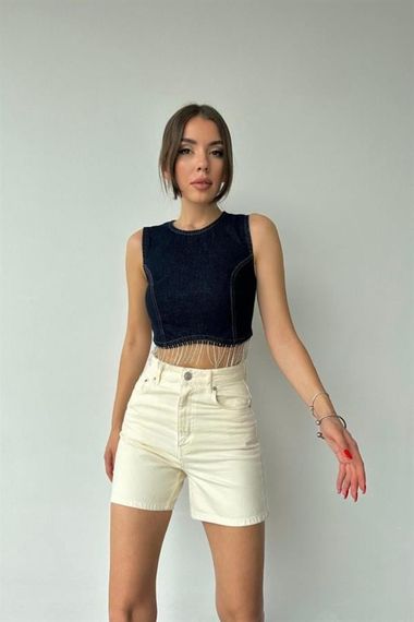 Mavi Altı Zincirli Bluz - фото 1