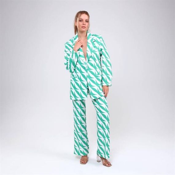 Akusti̇k Desenli̇ Di̇ji̇tal Baski Ceket - photo 3