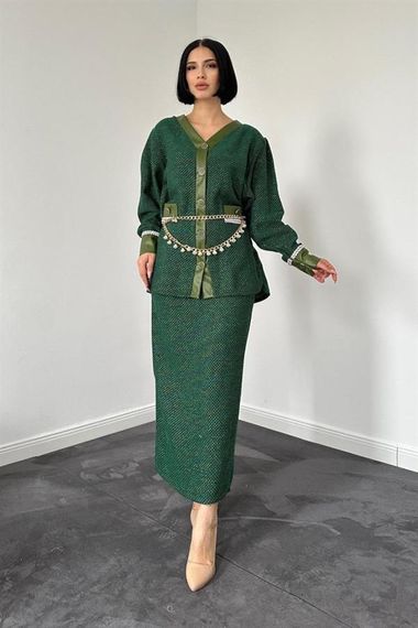 Yeşil Simli Tüvil Takım - фото 1