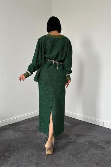Yeşil Simli Tüvil Takım - фото 3