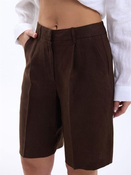 7066 ŞORT-KAHVE - фото 4