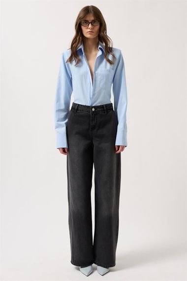 Düşük Bel Straight Jean - фото 2