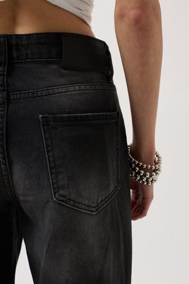 Düşük Bel Diz Katlı Jean - фото 4