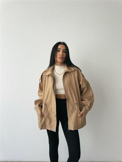 MONT BEL BÜZGÜ BALIKÇI YAKA SOFT KUMAŞ - Kahverengi - photo 4