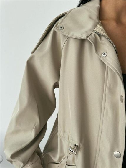 MONT BEL BÜZGÜ BALIKÇI YAKA SOFT KUMAŞ - Taş - фото 3