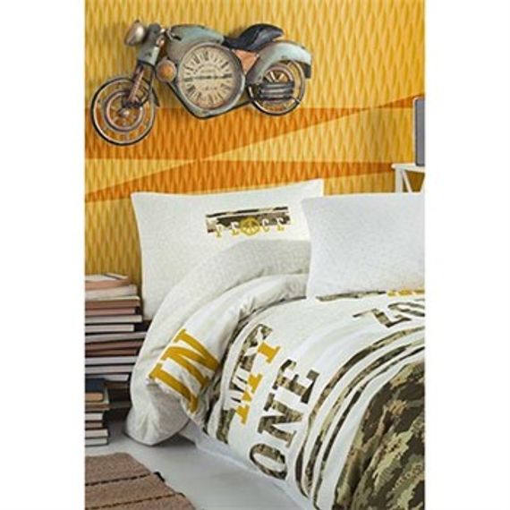 COTTON LIFE SINGLE BEDDING SET FREEZONE KHAKI