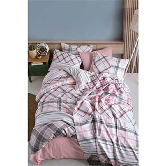 COTTON LIFE SINGLE BEDDING SET NERO PINK - photo 1