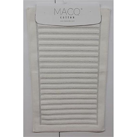 Клозетний комплект Maco Cotton, бежевий, 100% бавовна, 60*100 см та 50*60 см, прямокутна форма, м'яка текстура, прати при 30 °C, виготовлено в Туреччині