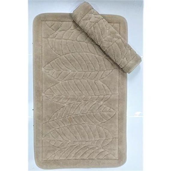 Купальні килимки Maco Cotton Клоzet, бежевий, 100% бавовна, 60х100 см та 50х60 см, прямокутної форми, придатні для прання при 30 °C, виготовлено в Туреччині