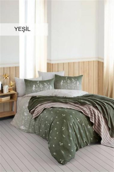 Good Night Istanbul Blanket Duvet Cover Set Victore Green