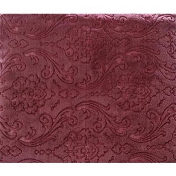 İYİ GECELER İSTANBUL ÇİFT KİŞİLİK BATTANİYE DAMASK BORDO