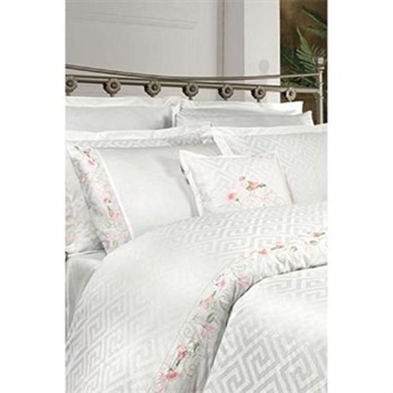 SAREV EXCLUSİVE ÇİFT KİŞİLİK NEVRESİM TAKIMI BRATİSLAVA V1 4Y D BEYAZ - fotoğraf 1