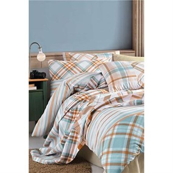 Набір постільної білизни для двоспального ліжка COTTON LIFE NERO HARDAL (в упаковці) - фото 3